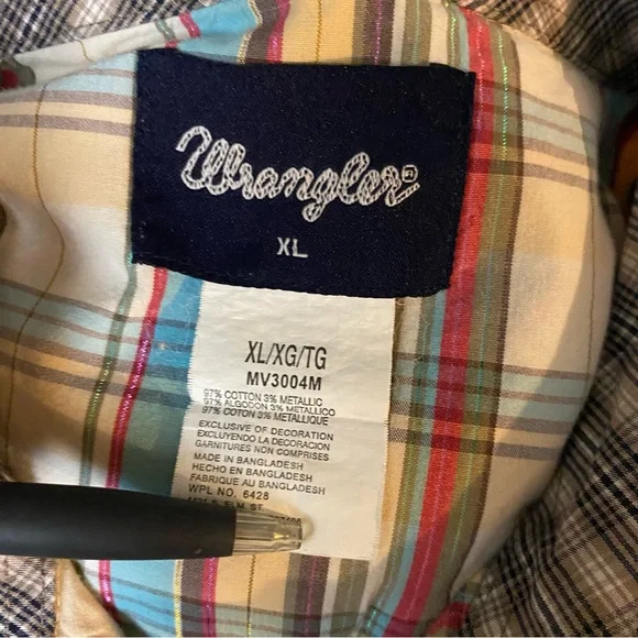 Wrangler Size XL Short Sleeve Vintage Like - Picture 7 of 7